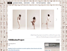Tablet Screenshot of 1000bodiesproject.com